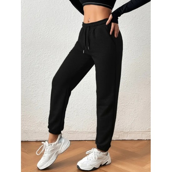 Erkek Beli Kordonlu Jogger Viskon Iki Iplik Kumaş Eşofman, 15701