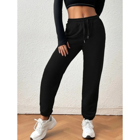 Erkek Beli Kordonlu Jogger Viskon Iki Iplik Kumaş Eşofman, 15701