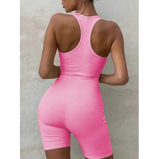 Kadın Kolsuz Sırt Sporcu Kesim Kaşkorse Mini  Bodycon , 16626