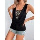 Women' S Sleeveless Degaje Leopard Detail Blouse, 15972