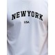 Men' S New York Printed Single Jersey T-shirt , 18578