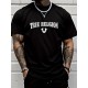 Men' S True Religion Printed Single Jersey T-shirt , 18575