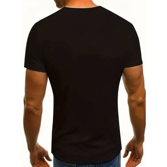 Men' S Eagle Printed Single Jersey T-shirt , 18603